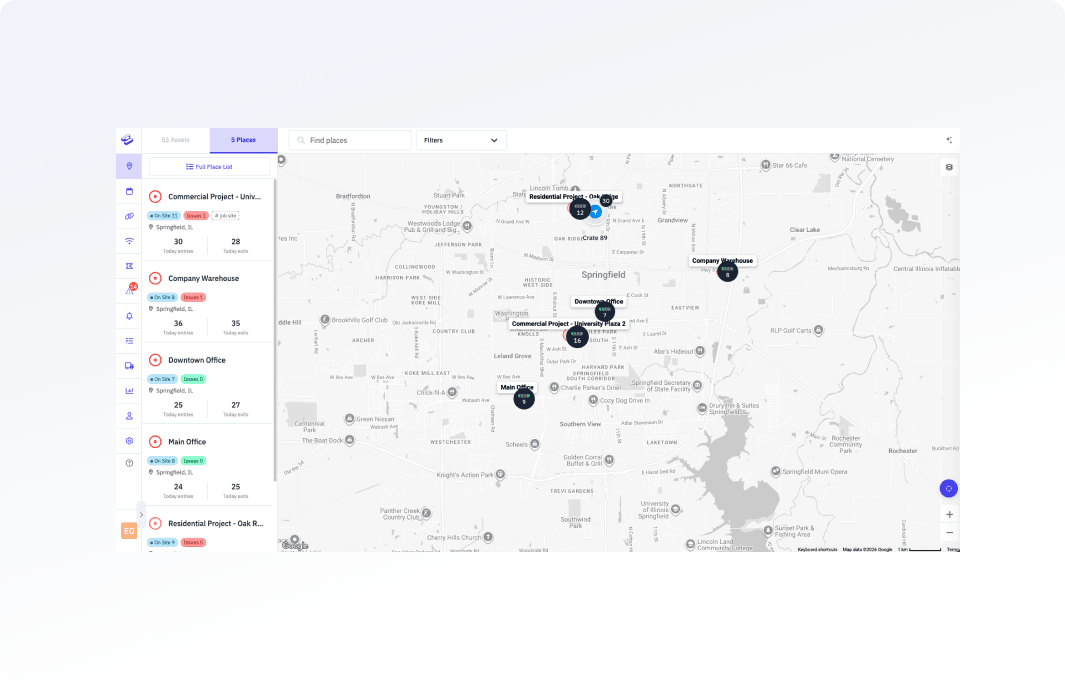 Live Fleet Tracking