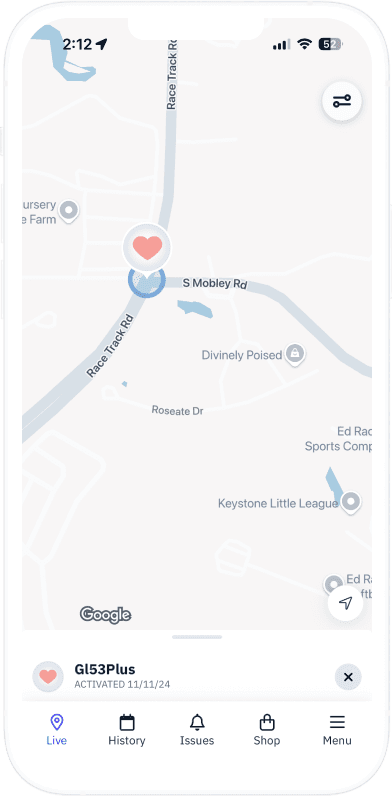 Fleet Mobile App — live map