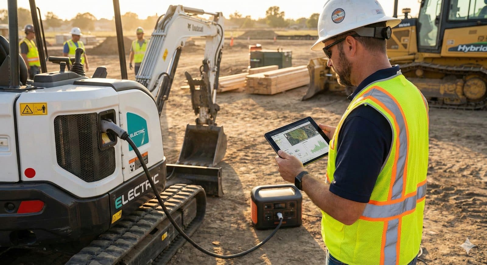 Tracking Electric & Hybrid Construction Equipment: What's Different